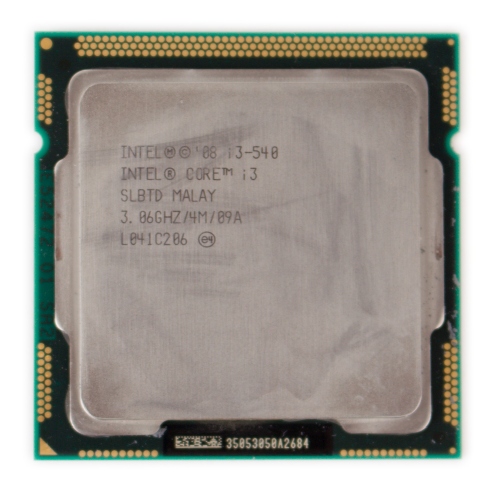 Intel Core i3-540@ 3,1GHz -LGA 1156 dvoujádrový