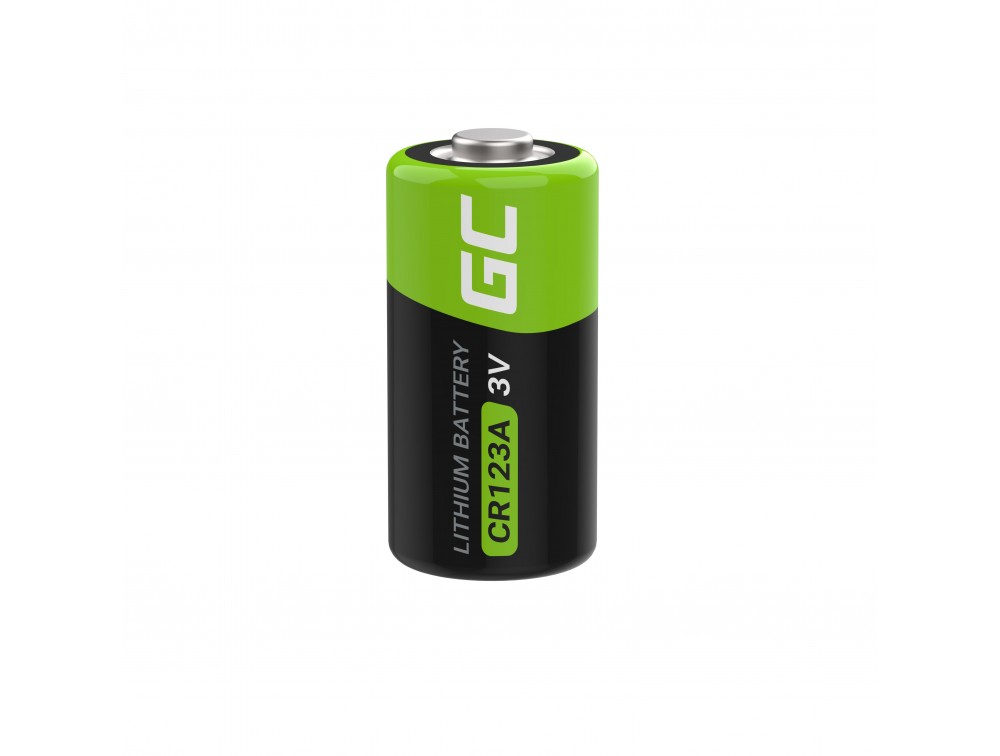 Baterie Lithium Green Cell CR123A 3V 1400mAh Battery