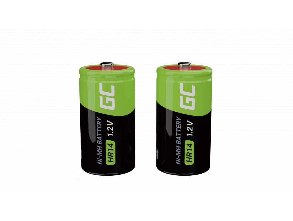 Nabíjecí baterie 2x C R14 HR14 Ni-MH 1.2V 4000mAh Green Cell