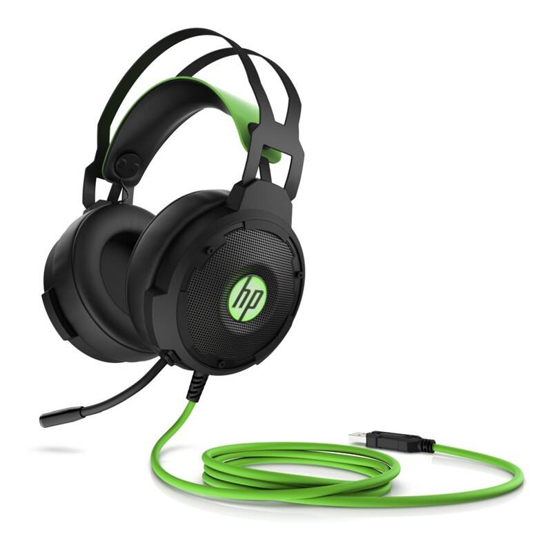 Headset HP Gaming 600 černý/zelený
