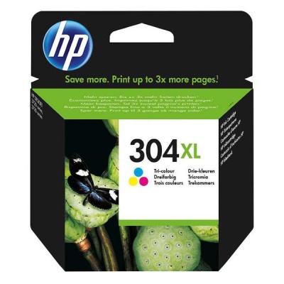 HP 304XL N9K08AE barevná originální cartridge