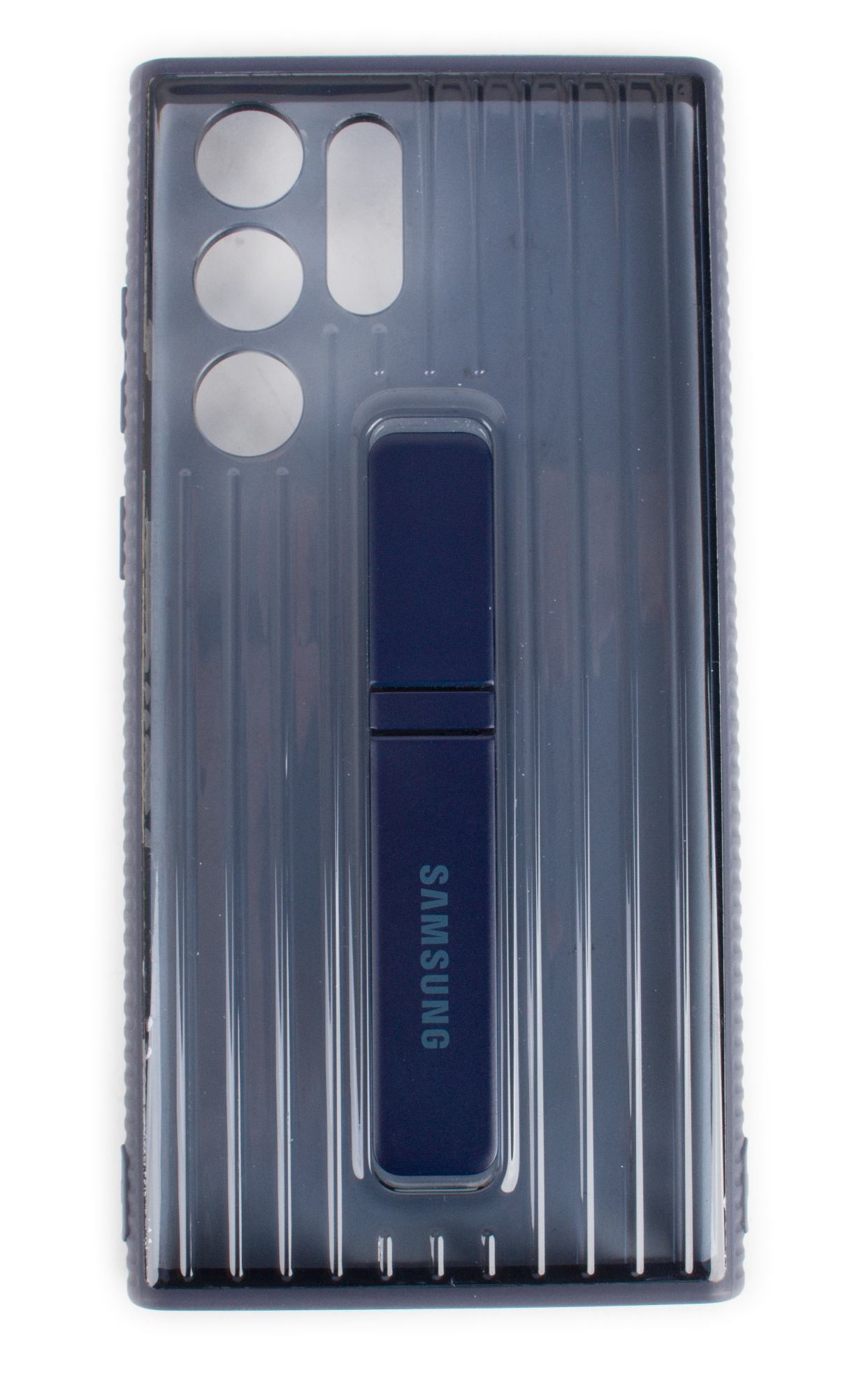 Samsung Note20 Ultra Protective standing cover modrý průhledný