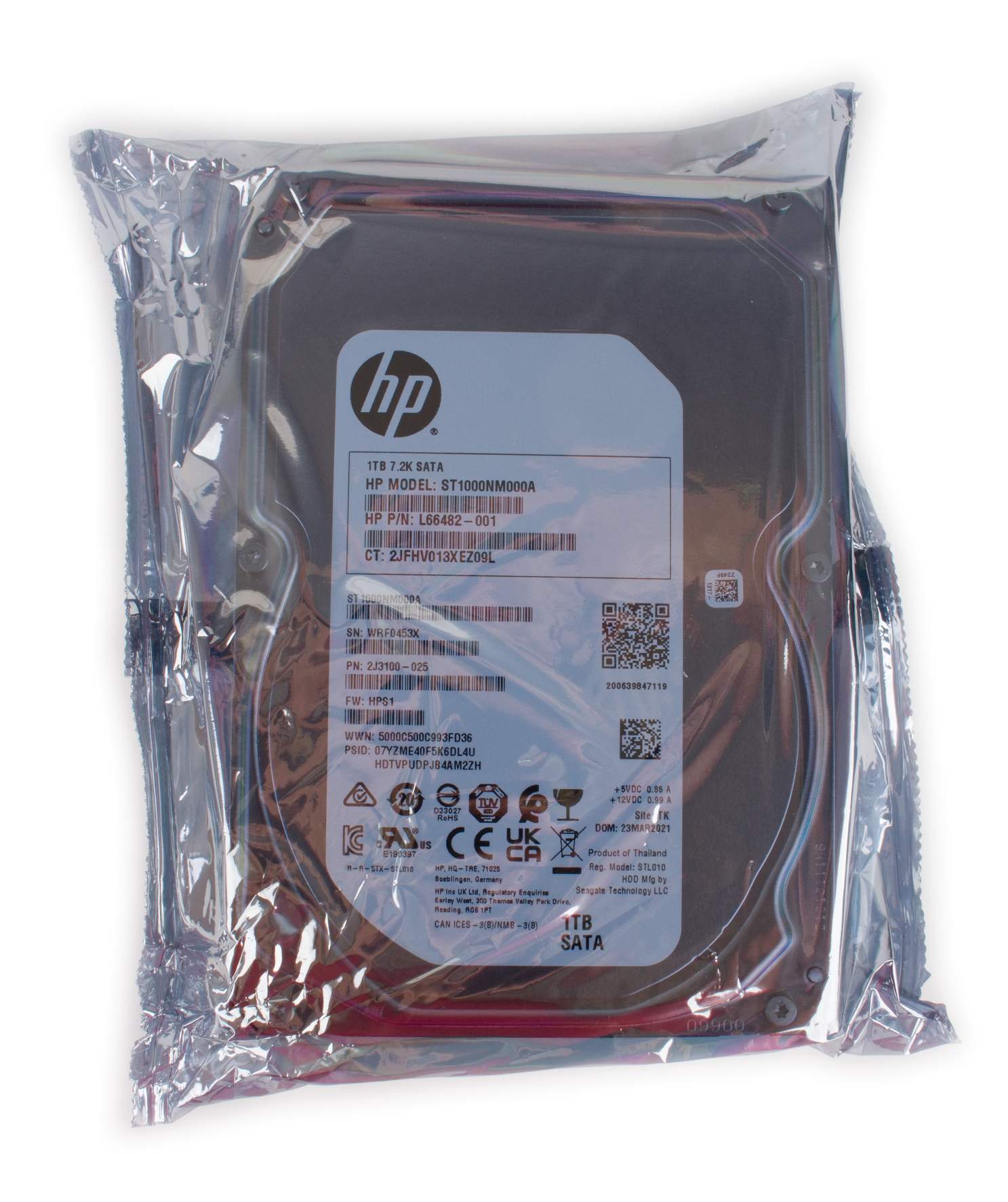 HDD Western Digital HDD HP 1 TB Enterprise SATA 7 200 ot./min W0R10AA
