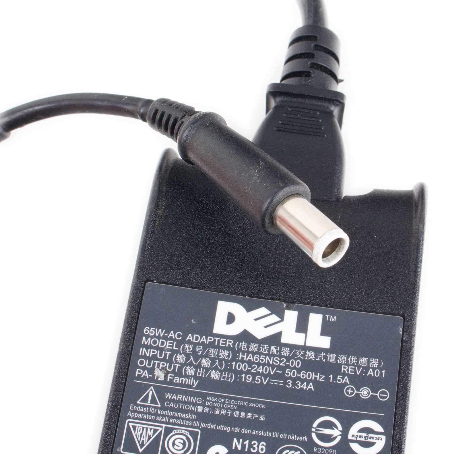 Zdroj Dell HA65NS02-00 65W 19,5V 3,34A