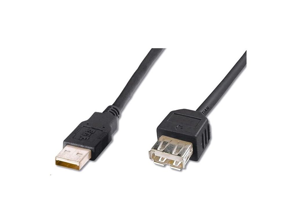 PREMIUMCORD Kabel USB 2.0 A-A 0,2m (20cm), prodlužovací (M/F)